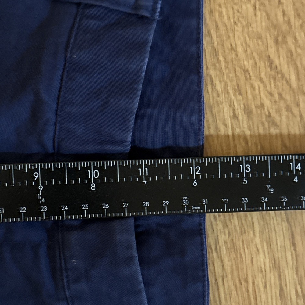 BONOBOS Chino Pants Men's Navy 35x32 (36x32) Straight Leg Stretch Preppy EUC - Picture 4 of 9